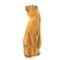 Standing Wood Bear Fetish c