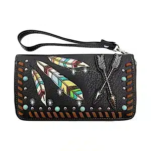 Feather Arrow Wallet or Small Purse