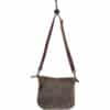 Myra Crack Flap Small-Crossbody Bag