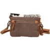 Myra Rug & Hairon Flap Messenger Bag