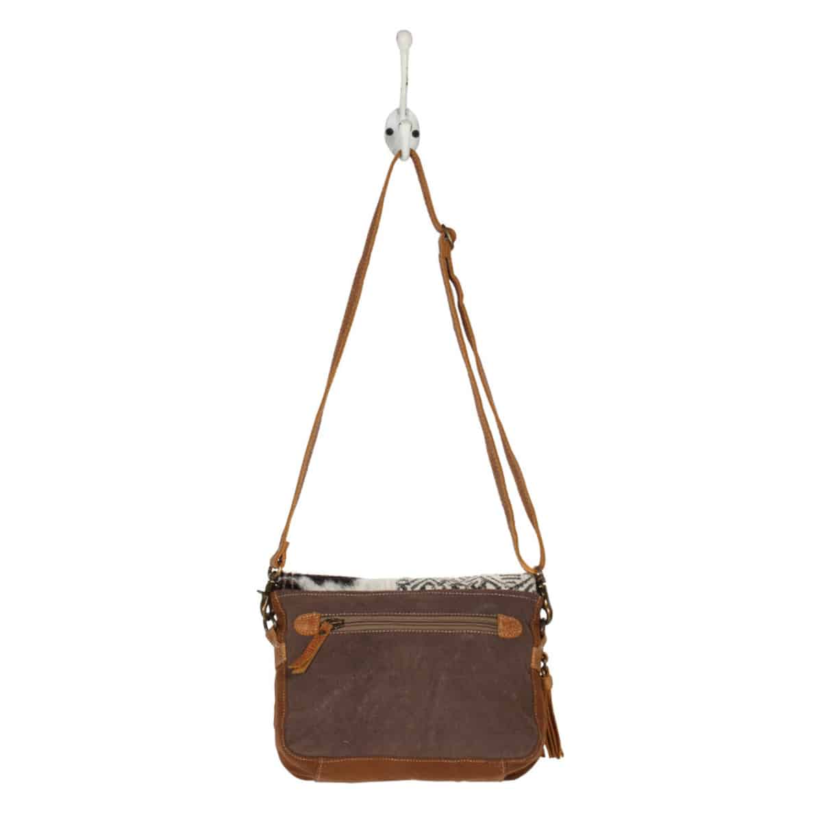 Myra Rug & Hairon Flap Messenger Bag