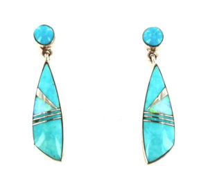 Martinez Turquoise & Opal Earring