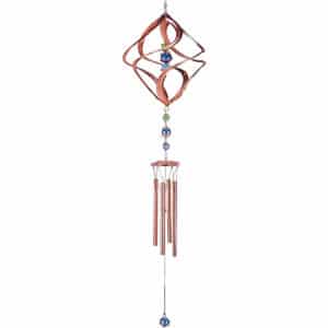 Spiral-Copper-Gem-Wind-Chime-Small