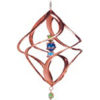 Spiral Copper Gem Wind Chime b