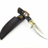 Inlaid Bear Wood & Bone Fixed Blade - Image 4