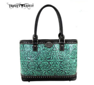Trinity Ranch Tooled Leather Tote