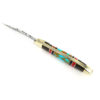 Turquoise Multi Inlaid Pocket Knife - Image 2