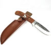 Wolf Hammered Steel Fixed Blade - Image 4