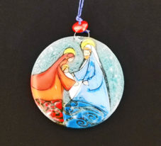 Mary & Joseph Nativity Ornament