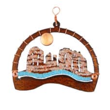 Sedona Metal Christmas Ornament