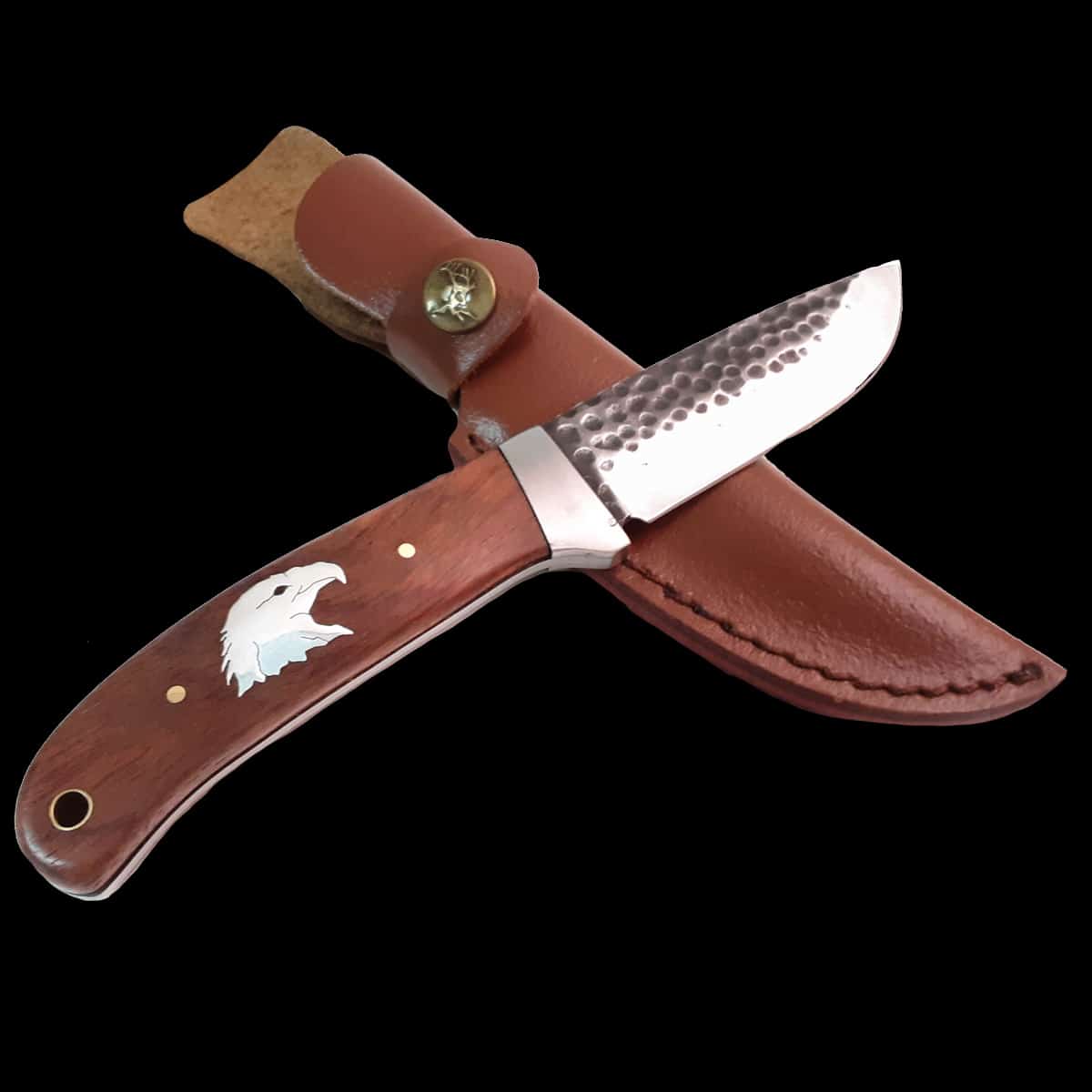 Eagle Head Inlaid Browning knife