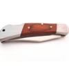 Inlaid Eagle Head Lock Back Wood Knife - Image 6