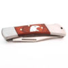 Inlaid Eagle Head Lock Back Wood Knife - Image 2