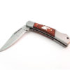Inlaid Eagle Head Lock Back Wood Knife - Image 4