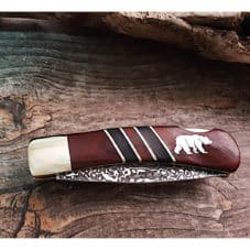 Bear-Two-Tone-Wood-Knife-with-Etched-Blade