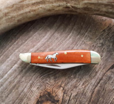 Horse Peanut Single Blade Bone Knife