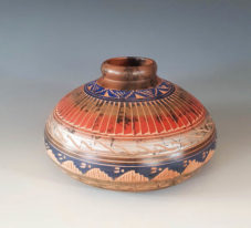 Whitegoat Rainbow Horsehair Pottery