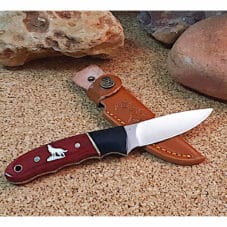 Wolf-Two-Tone-Wood-Fixed-Blade-Knife