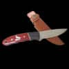 Wolf Two Tone Wood Fixed Blade Knife - Image 4