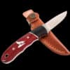 Wolf Two Tone Wood Fixed Blade Knife - Image 3