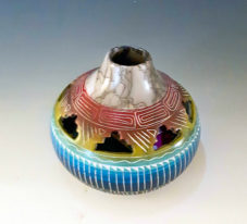 Genuine Hand-Crafted Cutout Horsehair Pot