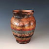Intricately Etched Horsehair Navajo Pot