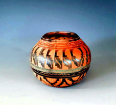 Southwest Navajo Horsehair Pot