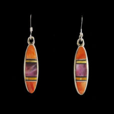 Native American Genuine Spiny Oyster Earrings