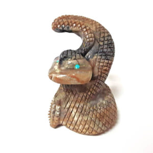 Zuni Carved Snake Fetish by Quam