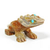 IAC-FET-204 Zuni Picasso Marble Horned Lizard Fetish-Right