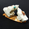 IAC-FET-207 Zuni Magnesite Double Bear on Arrowhead-side