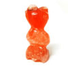 IAC-FET-212 Orange Alabaster Zuni Bear Fetish-back