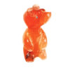 IAC-FET-212 Orange Alabaster Zuni Bear Fetish-right