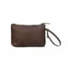 Myra Aqua Wristlet Leather Bag