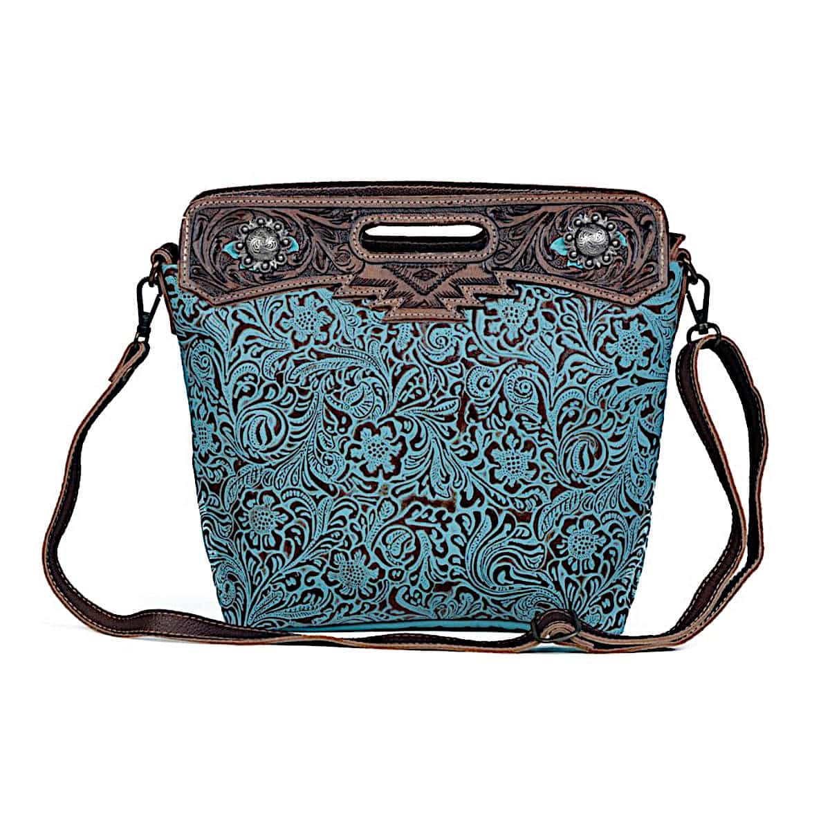 Hand Tooled Crossbody Purse