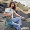 Myra Seafaring Leather & Hairon Bag
