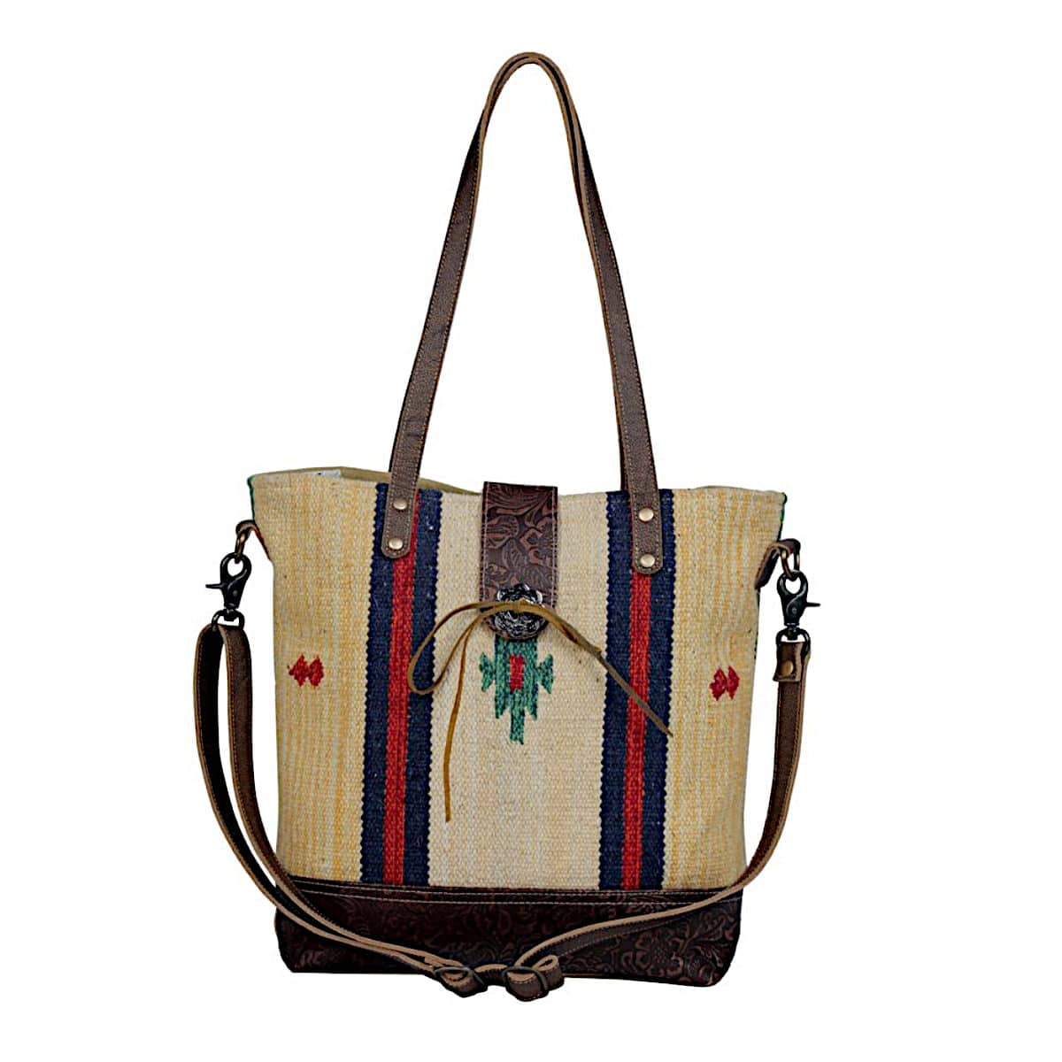 Vintage Square Crossbody Bag with Embossed Pattern and Adjustable