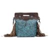 s-3361-3 Myra Blue Vine Hand-Tooled Bags