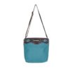 s-3363-5 Myra Blue Blossoms Hand-Tooled Bag