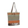 s-3942-2 Myra Tangerine Tote Bag