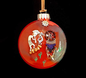 008-Hand-Painted Southwest Collectible Ornament