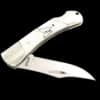 Bone Inlaid Silver Wolf Pocket Knife - Image 5