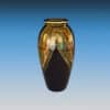 Bruce Fairman Black & Gold Medium Shoulder Vase