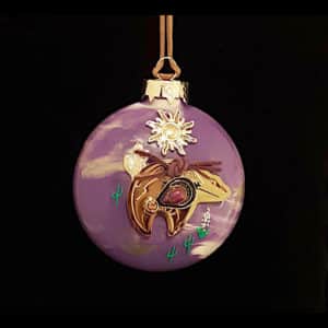 Collectible Bette Day Southwest Glass Ornament Art
