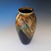 Fairman-BG-Shoulder medium Bruce Fairman Black & Gold Pottery Shoulder Vase-above