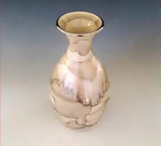 Fairman-DS-Goose medium Bruce Fairman Gooseneck Desert Sands Medium Vase-above