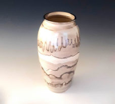 Fairman-DS-Shoulder medium Bruce Fairman Desert Sands Medium Shoulder Vase-above