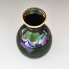Fairman-IR-Goose petite Bruce Fairman Iridescent Gooseneck Pottery Vase-Above