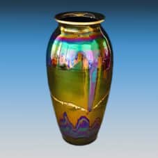 Bruce Fairman Iridescent Medium Shoulder Vase