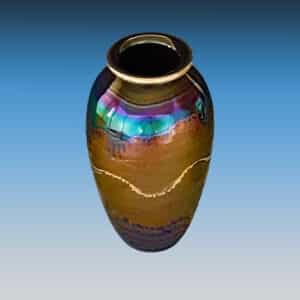 Bruce Fairman Iridescent Petite Shoulder Vase